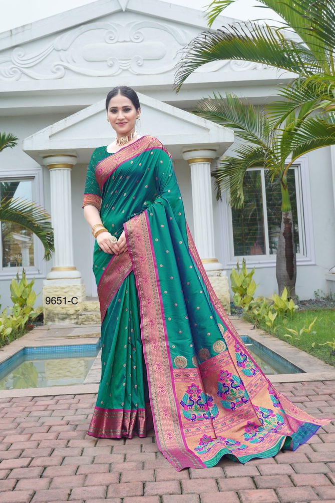 Pethani 9651 By SRC Silk Designer Sarees Wholesale Clothing Suppliers In India